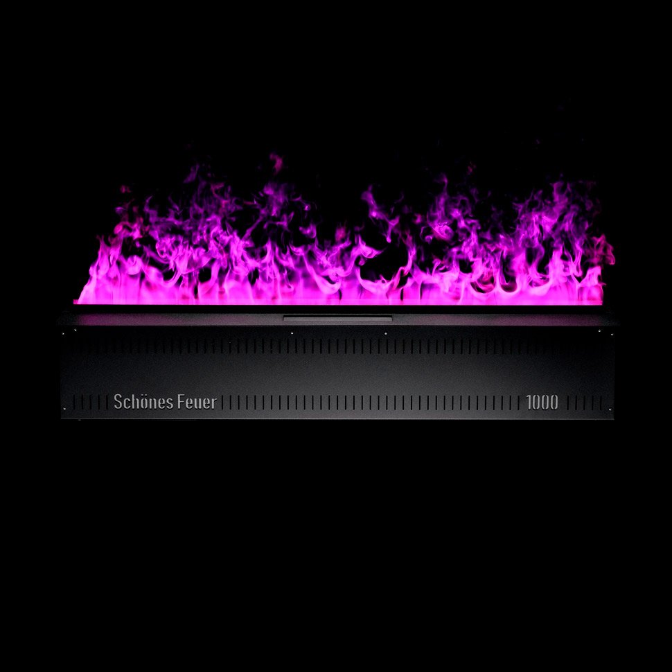 Электрический паровой камин Schones Feuer 3D Hot Line 1000 черный